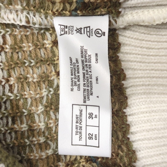 Vintage 90s St. Michael Women's Fair Isle Cardigan UK size 14 - Picture 8 of 8